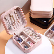 Mini Travel Jewellery Box – PU Leather Organizer for Rings, Earrings & Necklaces