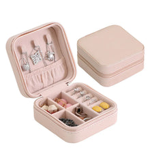 Mini Travel Jewellery Box – PU Leather Organizer for Rings, Earrings & Necklaces