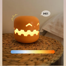 Rechargeable Pumpkin Lamp – Modern Decorative LED Night Light