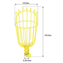 Fruit Picker with Basket – Telescopic Pole Tool for Harvesting Fruits (Pack of 1)