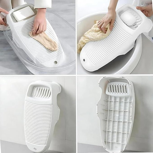 Washing Board for Clothes – Portable Scrubber Pad for Hand Wash Laundry (Pack of 1)