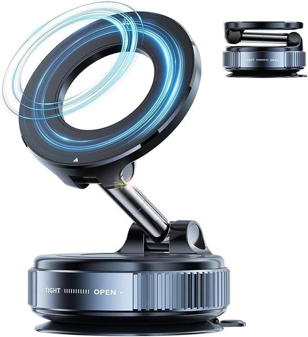 Vacuum Suction Magnetic Bracket – Compact Hands-Free Phone Holder