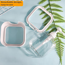 Snap Sink Dispenser Set – Clear Refillable Pump Bottles for Soap, Shampoo, Lotion, and Detergents | Multipurpose Liquid Dispenser for Kitchen & Bathroom (1 Set)