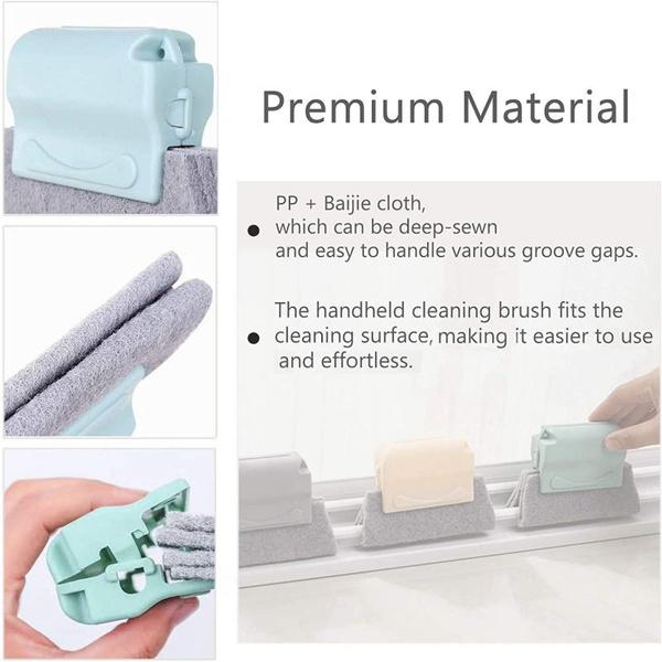Creative Window Groove Cleaning Brush – Compact Hand-Held Track & Gap Cleaner Tool