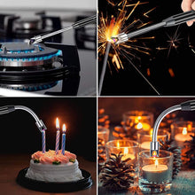 USB Rechargeable Electric Arc Lighter – Long Neck, Flexible, Windproof & Flameless Plasma Lighter for Candles, BBQ, Grill, Fireplace (1 Pc)