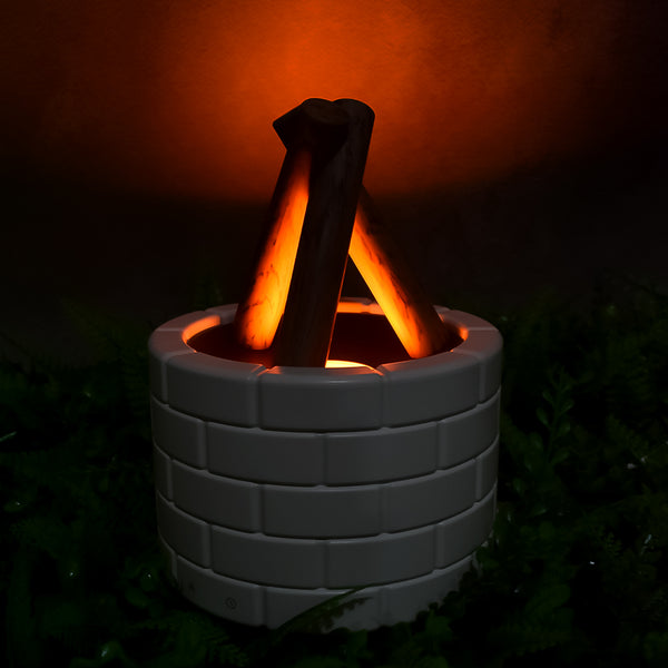 Flame Diffuser & Humidifier – Bonfire-Inspired Essential Oil Diffuser (250ml)