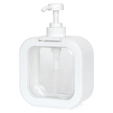 Snap Sink Dispenser Set – Clear Refillable Pump Bottles for Soap, Shampoo, Lotion, and Detergents | Multipurpose Liquid Dispenser for Kitchen & Bathroom (1 Set)