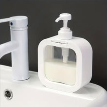 Snap Sink Dispenser Set – Clear Refillable Pump Bottles for Soap, Shampoo, Lotion, and Detergents | Multipurpose Liquid Dispenser for Kitchen & Bathroom (1 Set)