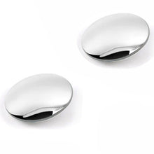 Frameless Blind Spot Round Wide-Angle Adjustable Convex Rear View Mirror (2 Pc Set)