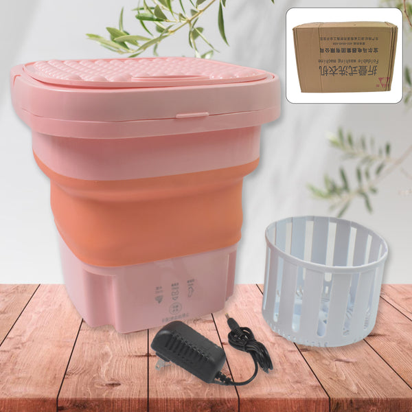 Foldable Mini Washing Machine – Portable Washer & Dryer Combo for Travel, Baby Clothes & Small Laundry