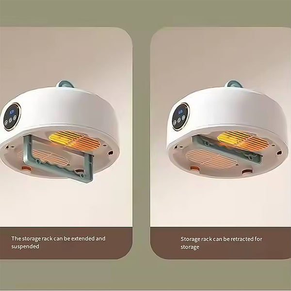Mini Portable Clothes Dryer – Low-Noise Folding Dryer with Timer, UV Sterilisation & Hook (1 Set)