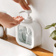 Snap Sink Dispenser Set – Clear Refillable Pump Bottles for Soap, Shampoo, Lotion, and Detergents | Multipurpose Liquid Dispenser for Kitchen & Bathroom (1 Set)