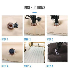 Portable Car Backseat Inflatable Air Mattress Bed | Includes Pillows, Pump & Repair Kit | Travel Bed for SUV, Sedan, Camping & Outdoor Use