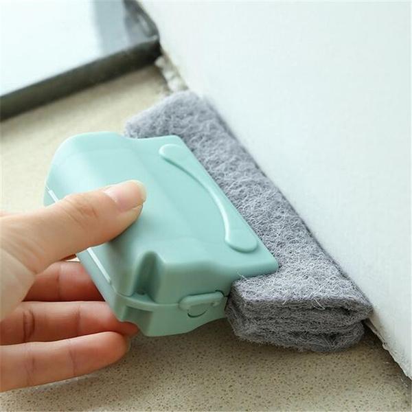 Creative Window Groove Cleaning Brush – Compact Hand-Held Track & Gap Cleaner Tool