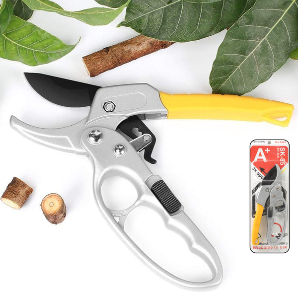 Professional Pruning Shears – SK-5 Steel Blade with Ergonomic Handle for Trimming & Bonsai (200mm / 1 Pc)
