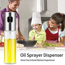 Glass Oil Sprayer Dispenser – 100ml Refillable Bottle for Cooking, BBQ & Baking