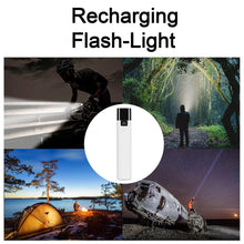 Rechargeable Touch-Control LED Flashlight – USB Torch Light for Home, Travel & Emergency Use
