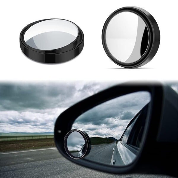 Car Blind Spot Side Mirror – 360° Adjustable HD Rear View Mirrors (2 Pc Set)